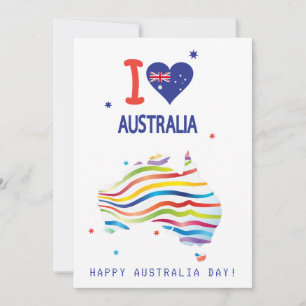Cartão De Festividades Austrália Dia 26 de Janeiro