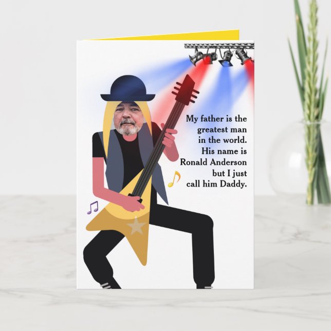 Cartão De Festividades Aventura de Livro Fácil do dia de os pais (Frente)