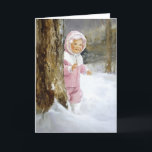 Cartão De Festividades Aventura nevado<br><div class="desc">A coleção de Pemberton & de Oakes</div>