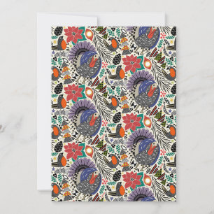 Cartão De Festividades aves do natal