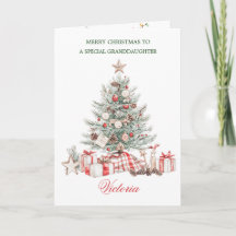 Avó de Árvore de Natal Presente