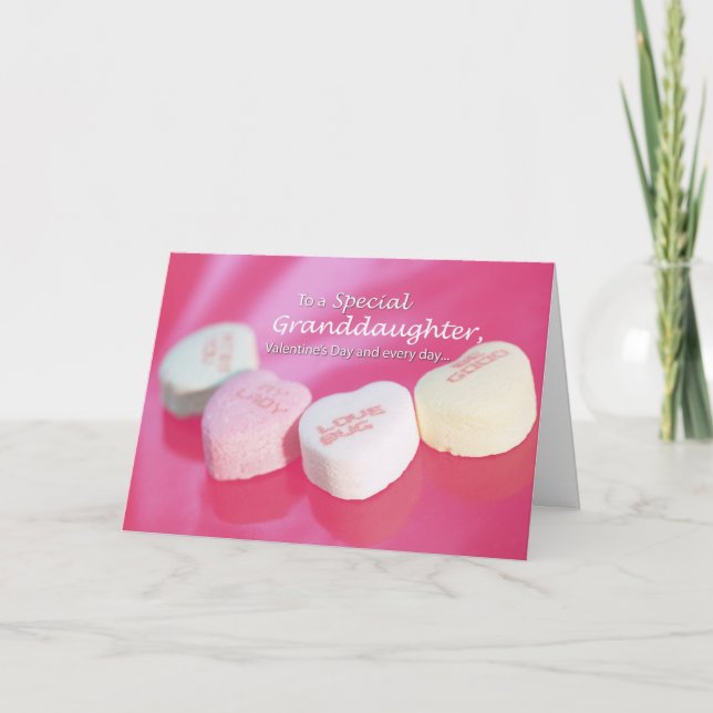 Cartão De Festividades Avô de namorados Cardíaco Doce (Frente)