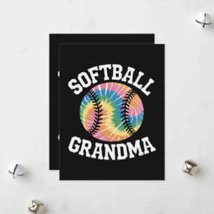 Cartão De Festividades Avó de Softball