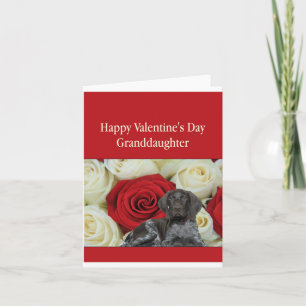 Cartão De Festividades Avô, Namorados Grizzy Glossy Puppy Amor