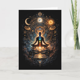 Cartão De Festividades Awakening the Inner Cosmos