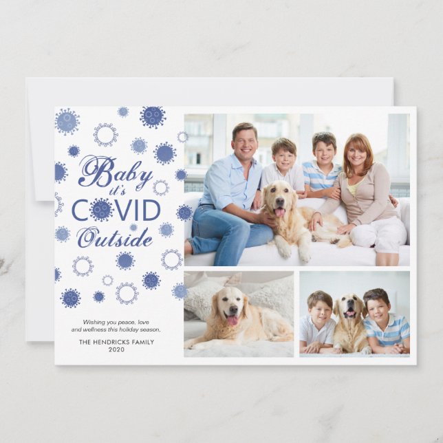 Cartão De Festividades BABY, ESTA COBERTA FORA DE 3 Fotos (Frente)