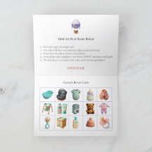 Baby Shower Bingo Game Board1. Fun Party