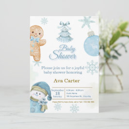 Cartão De Festividades Baby Shower Invitation