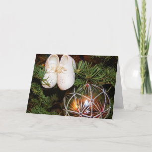 Cartão De Festividades Baby's First Christmas