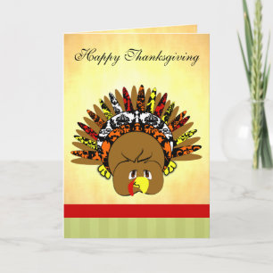 Cartão De Festividades babyturkeycolor damaskcircles