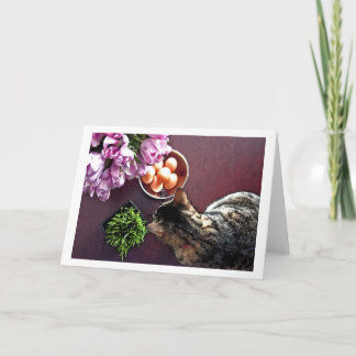 Cartão De Festividades Bacia de ovos. Instantâneo 3