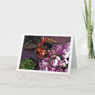 Cartão De Festividades Bacia de ovos. Instantâneo 4