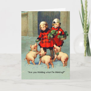 Cartão De Festividades Bacon Christmas Card