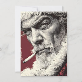 Cartão De Festividades Bad Santa Christmas Cards Adult Humor