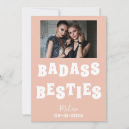 Cartão De Festividades Badass Besties Engraçado Bridesmaid Favor Gift