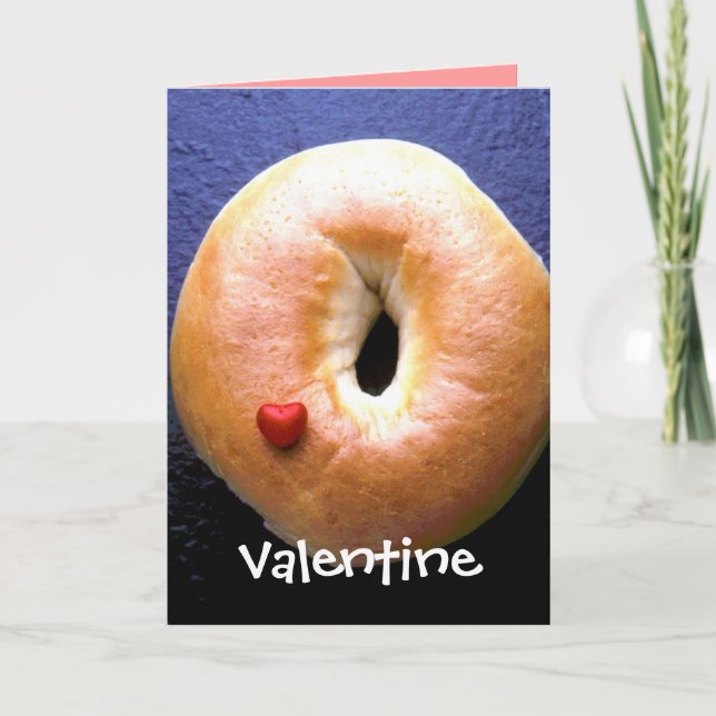 Cartão De Festividades Bagel Lover (Frente)