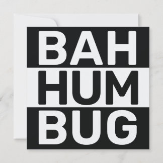 Cartão De Festividades Bah humbug