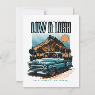 Cartão De Festividades Baixo E Lush - Um Estilo De Vida Em Movimento - Ca
