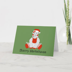 Cartão De Festividades Ballerina Rhino - Especial de Natal