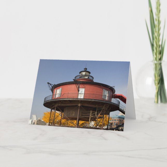 Cartão De Festividades BALTIMORE, MARYLAND. EUA. Mate de 7 Pés (Frente)