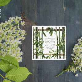 Cartão De Festividades Bambu Personalizável Bibe Verso Personalizado