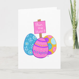 Cartão De Festividades Ban the Hunt - Card