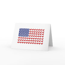 Bandeira Americana Feita De Patos