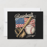 Bandeira Americana Jogador de Beisebol Bat Fan Cat