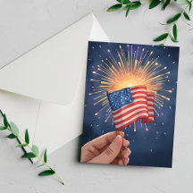 Bandeira Americana Patriótica Quatro de Julho