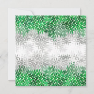 Cartão De Festividades Bandeira do Orgulho Abstrato Cinza Cinzento Românt