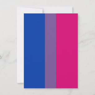 Cartão De Festividades Bandeira do Orgulho Bissexual