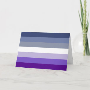 Cartão De Festividades Bandeira do Orgulho Lésbico Butch