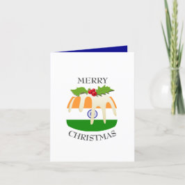 Cartão De Festividades BANDEIRA ÍNDIA | Pudim festivo | Natal