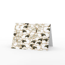 Bando de ovelha, desejando ao Ewe um Feliz Natal.