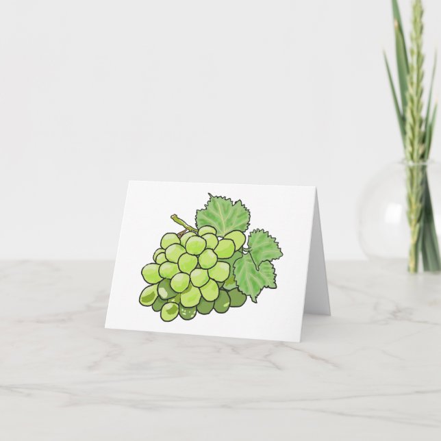 Cartão De Festividades Bando de Uvas (Frente)