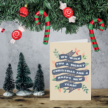 Banner de Natal Floral Whimsical