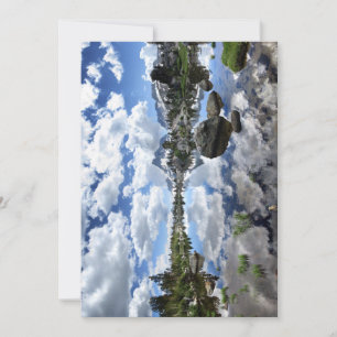 Cartão De Festividades Banner Peak perto do Island Pass - Trilha de John 