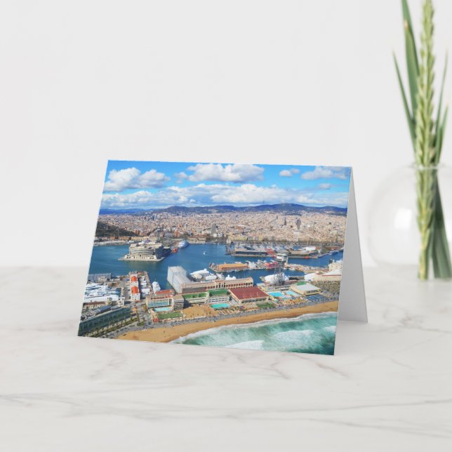 Cartão De Festividades Barcelona (Frente)