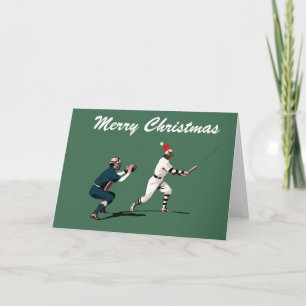 Cartão De Festividades baseball christmas cards