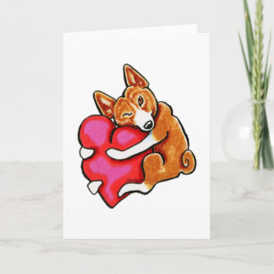 Cartão De Festividades Basenji Love