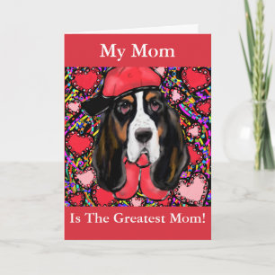 Cartão De Festividades Basset Hound