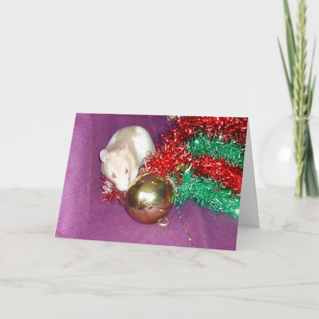 Cartão De Festividades Bauble de Doppler (Frente)