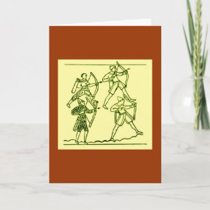 Cartão De Festividades Bayeux Tapeçaria