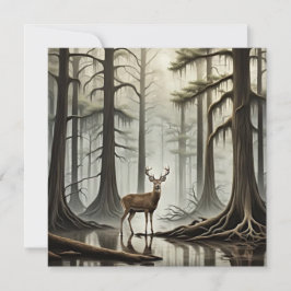 Cartão De Festividades Bayou Deer