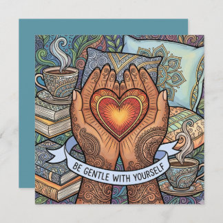 Cartão De Festividades Be Gentle With Yourself Personalized Card