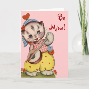Cartão De Festividades Be Mine Valentine's Greeting Card