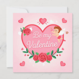 Cartão De Festividades Be my valentine