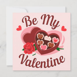 Cartão De Festividades Be my valentine sweets