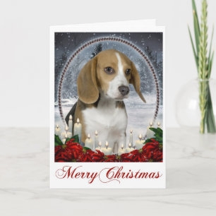 Cartão De Festividades Beagle Christmas Card