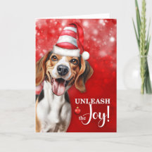 Beagle Dog Libere o Natal da Alegria